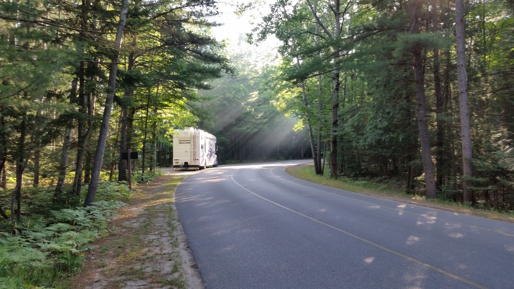 Entry road to Young State Park