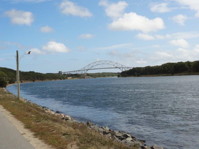 The Cape Cod Canal. I didn't even know the Cape had a canal! This one has paths on both sides.