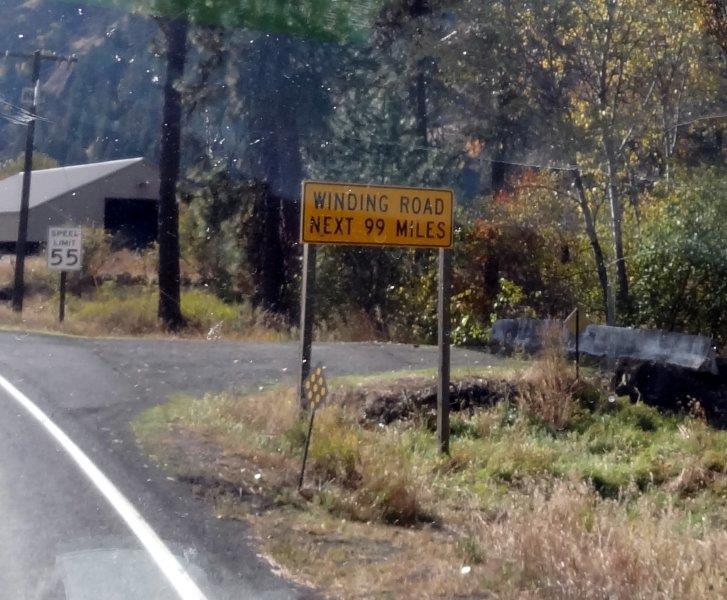 Janelle told me off hand about this sign and how the Fish and Game crew always chuckled at it. Hey Janelle, I have now chuckled at it too. And they weren't kidding!