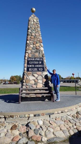 We stopped at the geographical center of North America in Rigy, North Dakota. It begged for a photo!