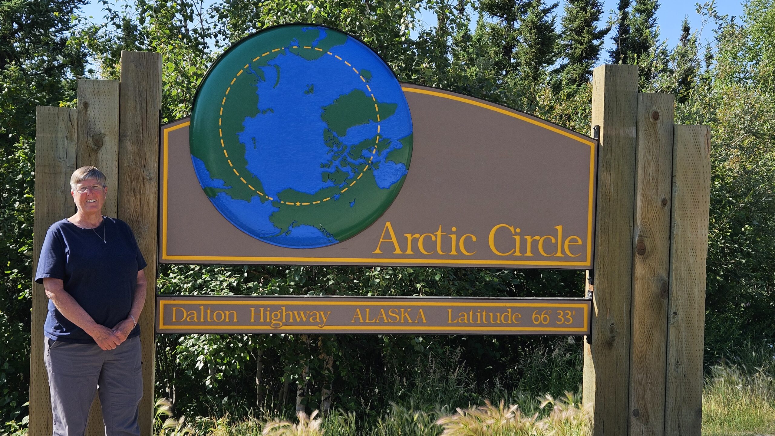 Flying to the Arctic Circle